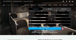 Desktop Screenshot of flywithclass.com
